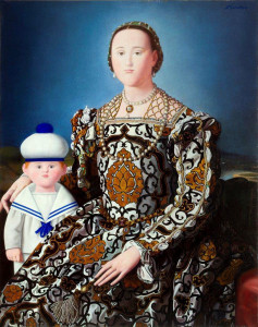 Antonio Bueno Eleonora di Toledo con il figlio don Garcia generalissimo del mare, 1984