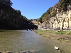 Il laghetto del Pellicone, presso Vulci