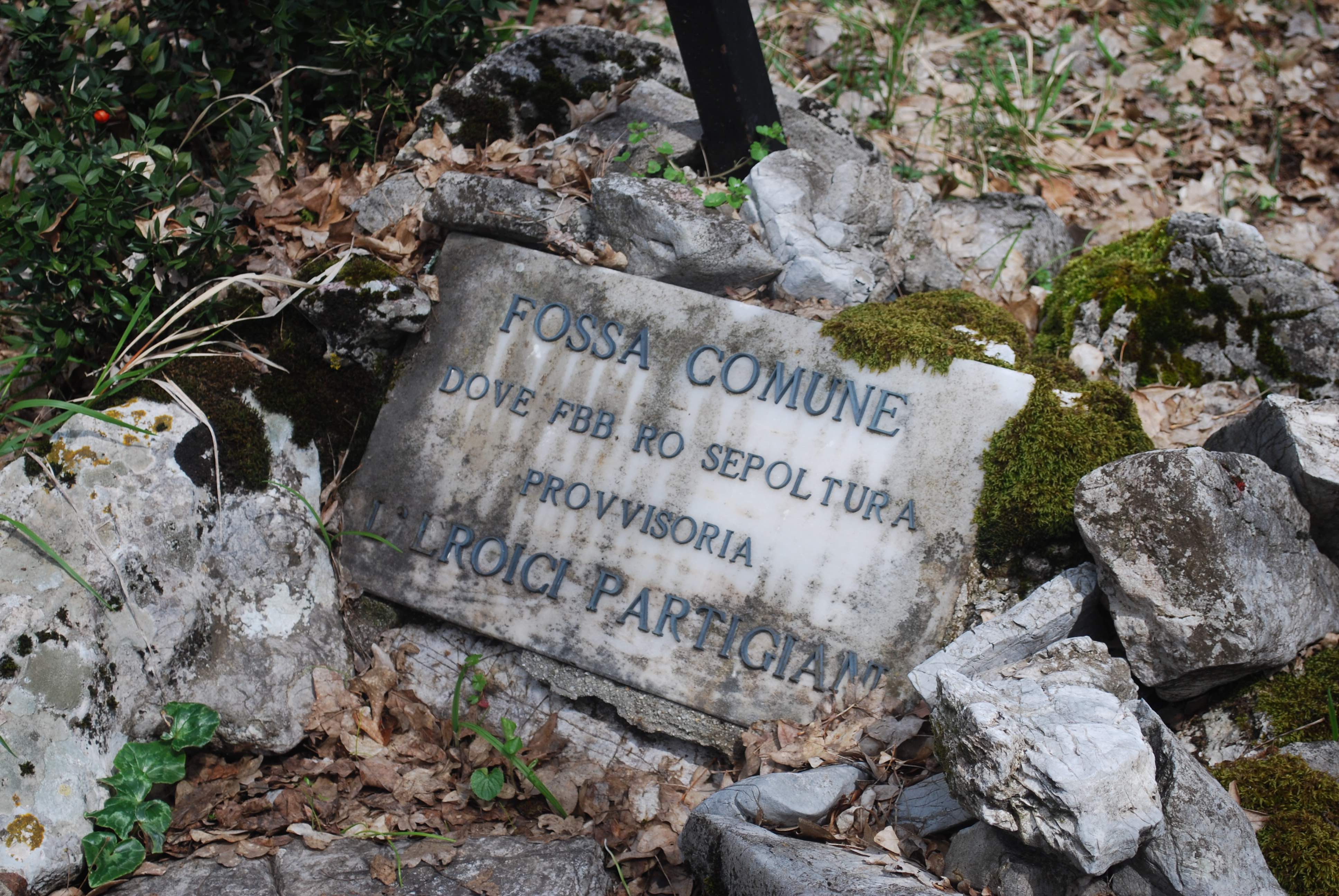 Monte Tancia, lapide ai caduti